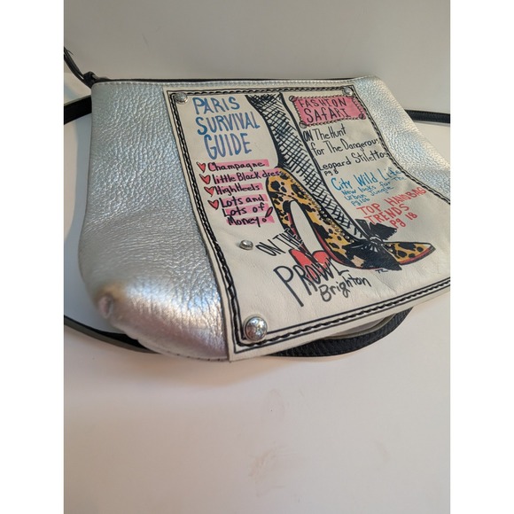 Brighton Art to Wear "Paris Survival Guide" Crossbody Fashion Collectors‎ Purse - Picture 11 of 11